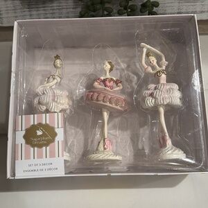 Sugarplum Dreams Ballerina Figurines- Set Of 3